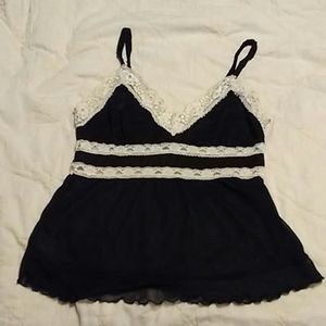 Black and Lace Cami